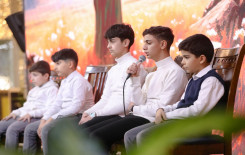 طلبة حفظ القرآن الكريم في كربلاء يتشرّفون بزيارة الإمامين العسكريين (عليهما السلام)