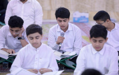 المجمع العلمي يقيم الختمة القرآنية الفصلية في مقام الإمام المهدي (عجل الله فرجه)