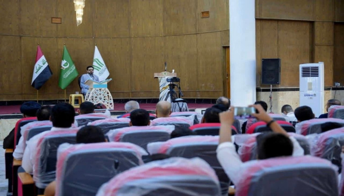 المجمع العلمي ينظم محفلًا قرآنيًا في قضاء الهندية شرقي كربلاء