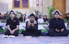 المجمع العلمي يحيي ليلة القدر الأولى في مقام الإمام المهدي (عجل الله فرجه)