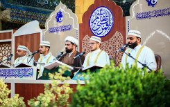 نخبة من القرّاء يشاركون في الختمة القرآنية الرمضانية المرتلة داخل الصحن العباسي المطهر