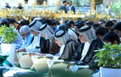 طلبة مشروع حفظ القرآن الكريم يشاركون في فعاليات الختمة المرتلة وسط الصحن العباسي المطهر