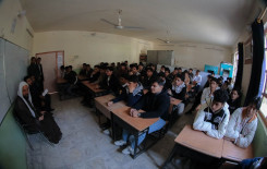 المَجمَعُ العلميّ يُقيم محاضرةً تربويةً لطلبة إعدادية الوقار في كربلاء