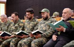 المجمع العلمي ينظم ختمة قرآنية لمنتسبي فرقة العباس (عليه السلام)