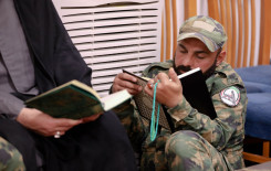 المجمع العلمي ينظم ختمة قرآنية لمنتسبي فرقة العباس (عليه السلام)