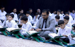 المجمع العلمي ينظم محفلًا قرآنيًّا لطلبة مشروع حفظ القرآن الكريم في كربلاء